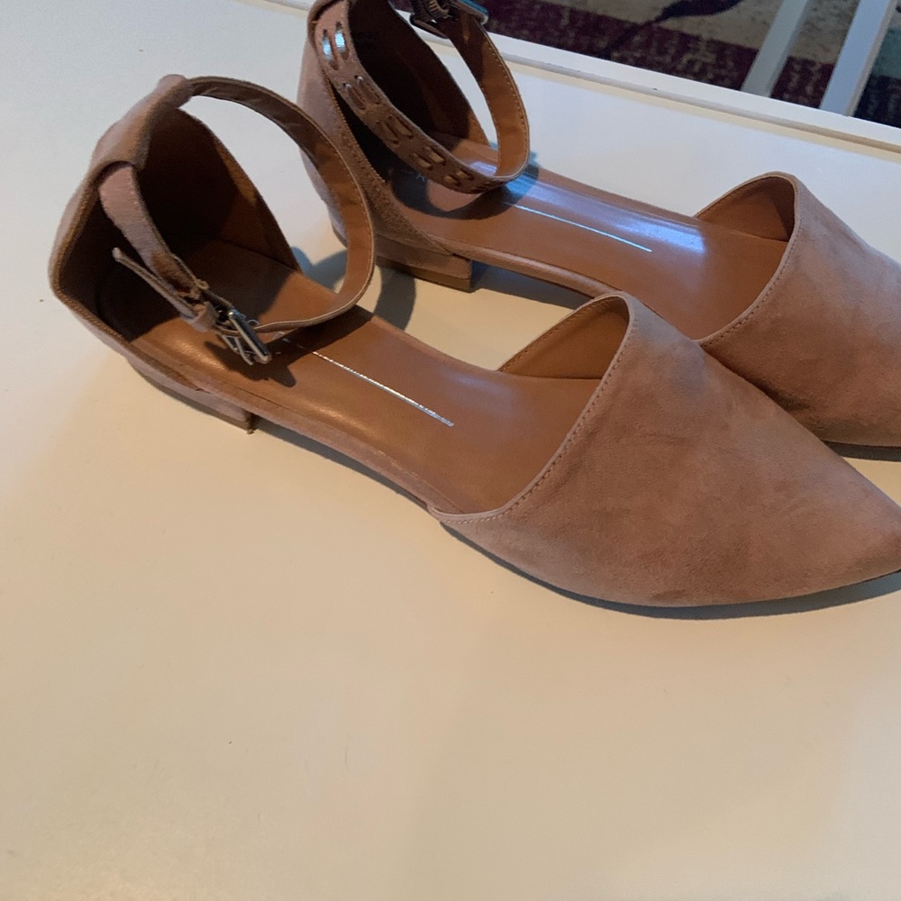 Cute little ankle strap flat shoes